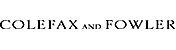 Das Logo von Colefax and Fowler. Es zeigt die Namen "COLEFAX" und "FOWLER" in schwarzer, serifenbetonter Großschrift, verbunden durch ein kleineres "AND".