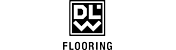 Das Logo von DLW Flooring. Es zeigt ein schwarzes Quadrat mit einem weißen, stilisierten Motiv, bestehend aus den übereinanderliegenden Buchstaben "DL" und einem "W" in der Mitte. Unter dem Quadrat steht in Großbuchstaben der Schriftzug "FLOORING".